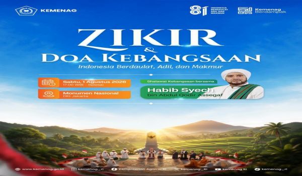 Mari langitkan doa untuk Indonesia, eratkan persaudaraan, dan wujudkan rasa syukur atas 81 tahun kemerdekaan.